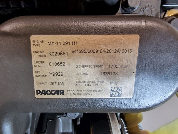 发动机 适用于 卡车 DAF MX-11 291 H1 Truck Spec Engine (Truck)：图11