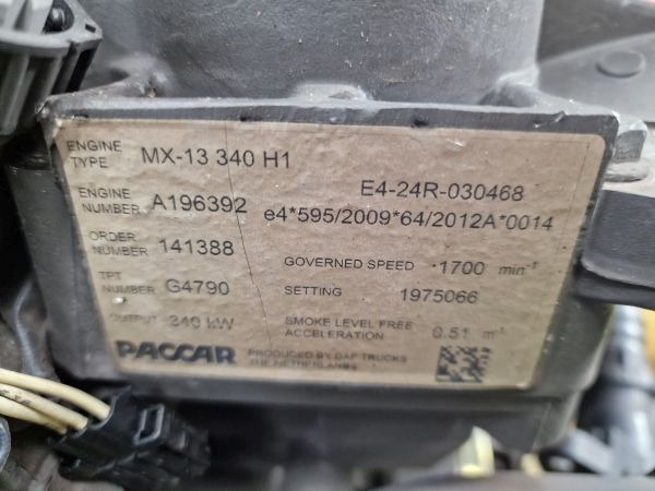 DAF MX-13 340 H1 Engine (Truck) - 发动机 适用于 卡车:图2 DAF MX-13 340 H1 Engine (Truck) - 发动机 适用于 卡车:图2