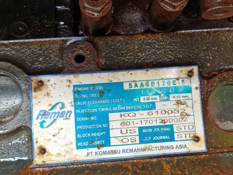 Komatsu SAA6D170E-5 Engine (Plant) - 发动机 适用于 建筑机械:图2 Komatsu SAA6D170E-5 Engine (Plant) - 发动机 适用于 建筑机械:图2