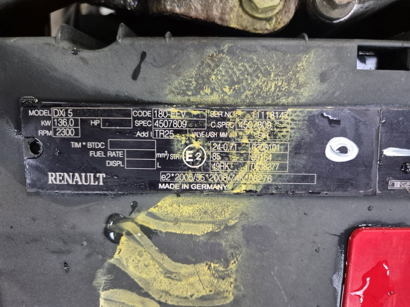 Renault DXI5 180-EEV Engine (Truck) - 发动机 适用于 卡车:图2 Renault DXI5 180-EEV Engine (Truck) - 发动机 适用于 卡车:图2
