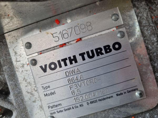 Voith 864.6 F3VTORO-8,5 Gearbox - 变速箱:图2 Voith 864.6 F3VTORO-8,5 Gearbox - 变速箱:图2