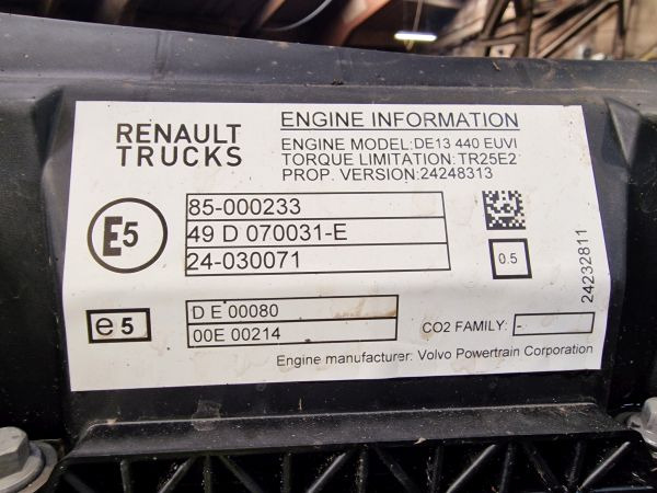 Volvo DE13 440 EUVI Engine (Truck) 2023 (Latest Model) - 发动机 适用于 卡车:图3 Volvo DE13 440 EUVI Engine (Truck) 2023 (Latest Model) - 发动机 适用于 卡车:图3