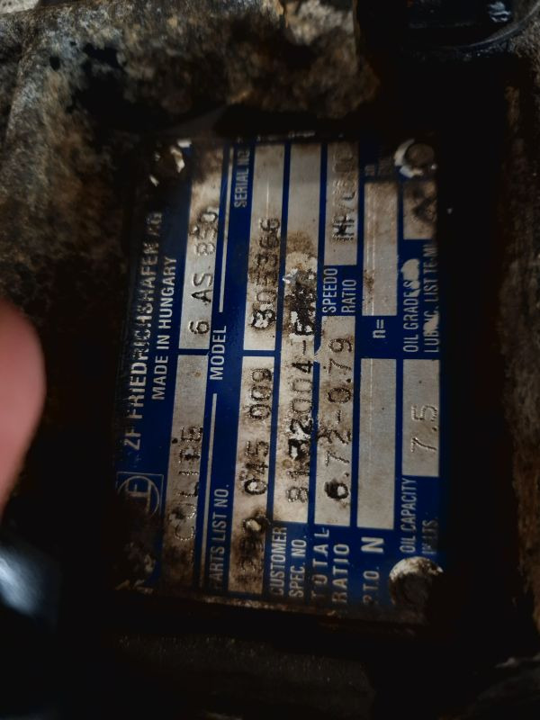 ZF 6AS850 MAN Gearbox - 变速箱:图2 ZF 6AS850 MAN Gearbox - 变速箱:图2