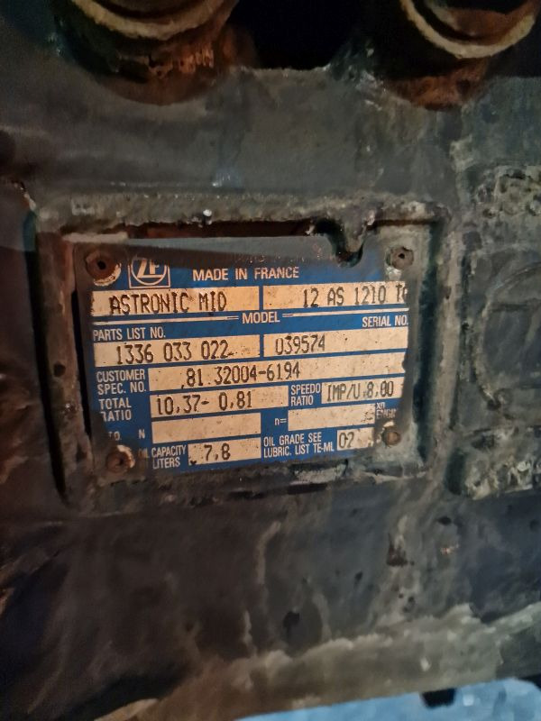 ZF Astronic 12AS1210TO Gearbox - 变速箱:图2 ZF Astronic 12AS1210TO Gearbox - 变速箱:图2