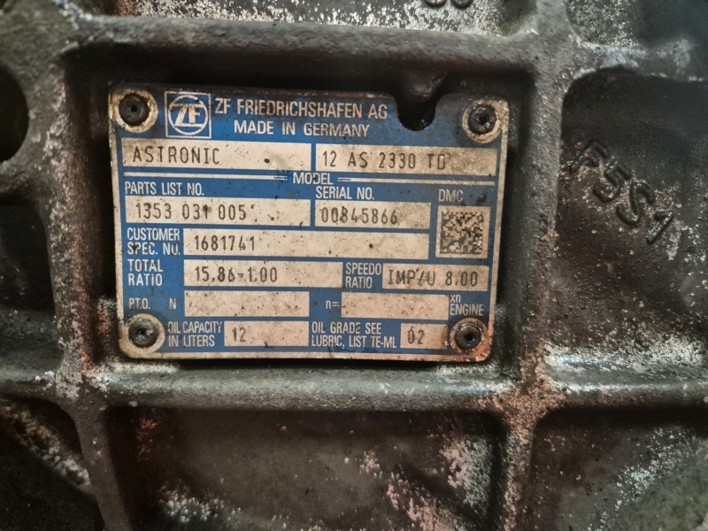 ZF Astronic 12AS2330TD Gearbox - 变速箱:图2 ZF Astronic 12AS2330TD Gearbox - 变速箱:图2