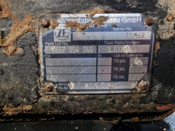 ZF Industrial/Hyundai 4WG-210 Gearbox - 变速箱:图2 ZF Industrial/Hyundai 4WG-210 Gearbox - 变速箱:图2