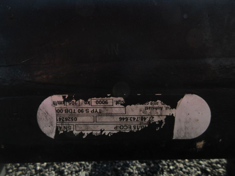 轴及其零件 适用于 卡车 BPW HSF 9010-15 ECO -P TYPE S 90 TDB 000/3 X OPVOORRAAD：图6