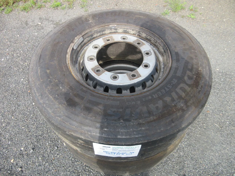 Bridgestone 385 / 65 R 22.5 OPLEGGER BANDEN MET STAAL WIEL - 轮胎 适用于 卡车:图4 Bridgestone 385 / 65 R 22.5 OPLEGGER BANDEN MET STAAL WIEL - 轮胎 适用于 卡车:图4