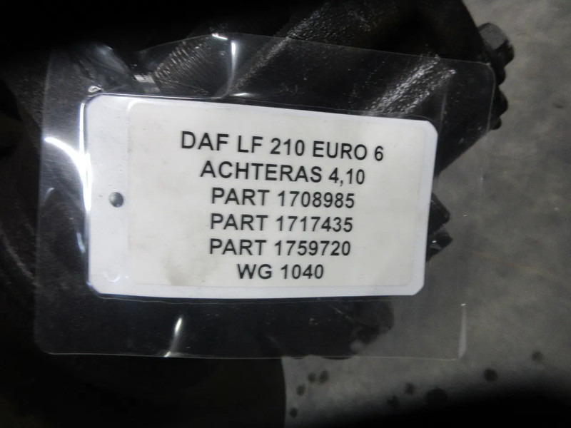 DAF 1708985 // 1717435 // 1759720 ACHTERAS DAF LF 210 EURO 6 RATIO 4,10 - 后轴 适用于 卡车:图5 DAF 1708985 // 1717435 // 1759720 ACHTERAS DAF LF 210 EURO 6 RATIO 4,10 - 后轴 适用于 卡车:图5