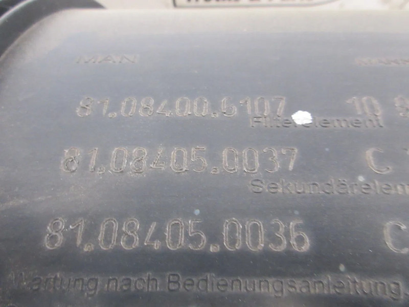 MAN 81.08400-6107 // 81.08405-0037 // 81.08405-0036 LUCHTFILTER MAN TGX EURO 6 - 进气系统 适用于 卡车:图5 MAN 81.08400-6107 // 81.08405-0037 // 81.08405-0036 LUCHTFILTER MAN TGX EURO 6 - 进气系统 适用于 卡车:图5