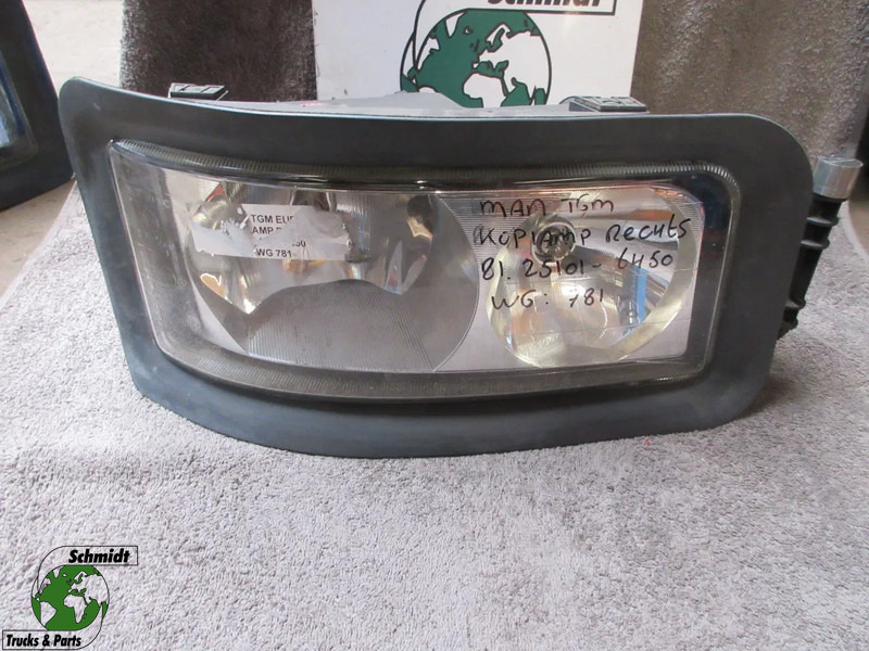 MAN 81.25101-6550 KOPLAMP RECHTS TGA TGL TGM EURO 3 - 前照灯 适用于 卡车:图1 MAN 81.25101-6550 KOPLAMP RECHTS TGA TGL TGM EURO 3 - 前照灯 适用于 卡车:图1