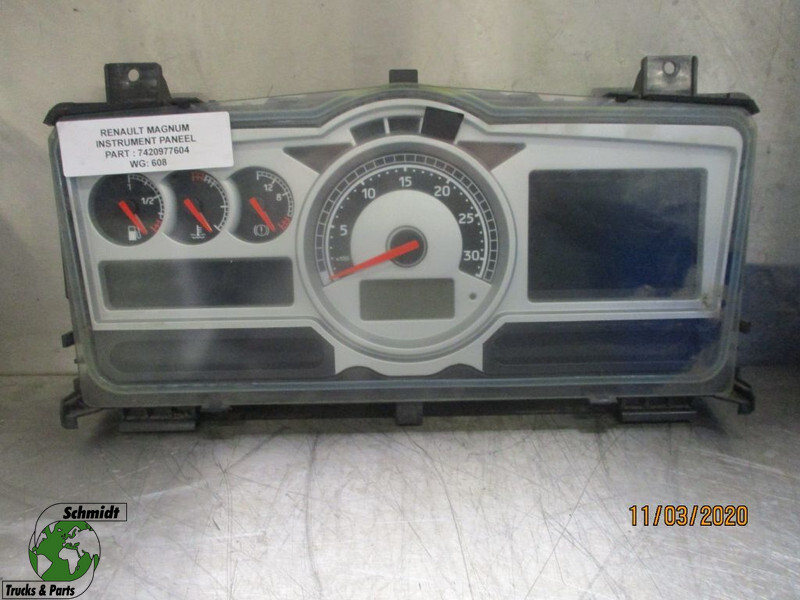 Renault MAGNUM 7420977604 INSTRUMENT PANEEL - 仪表板 适用于 卡车:图1 Renault MAGNUM 7420977604 INSTRUMENT PANEEL - 仪表板 适用于 卡车:图1