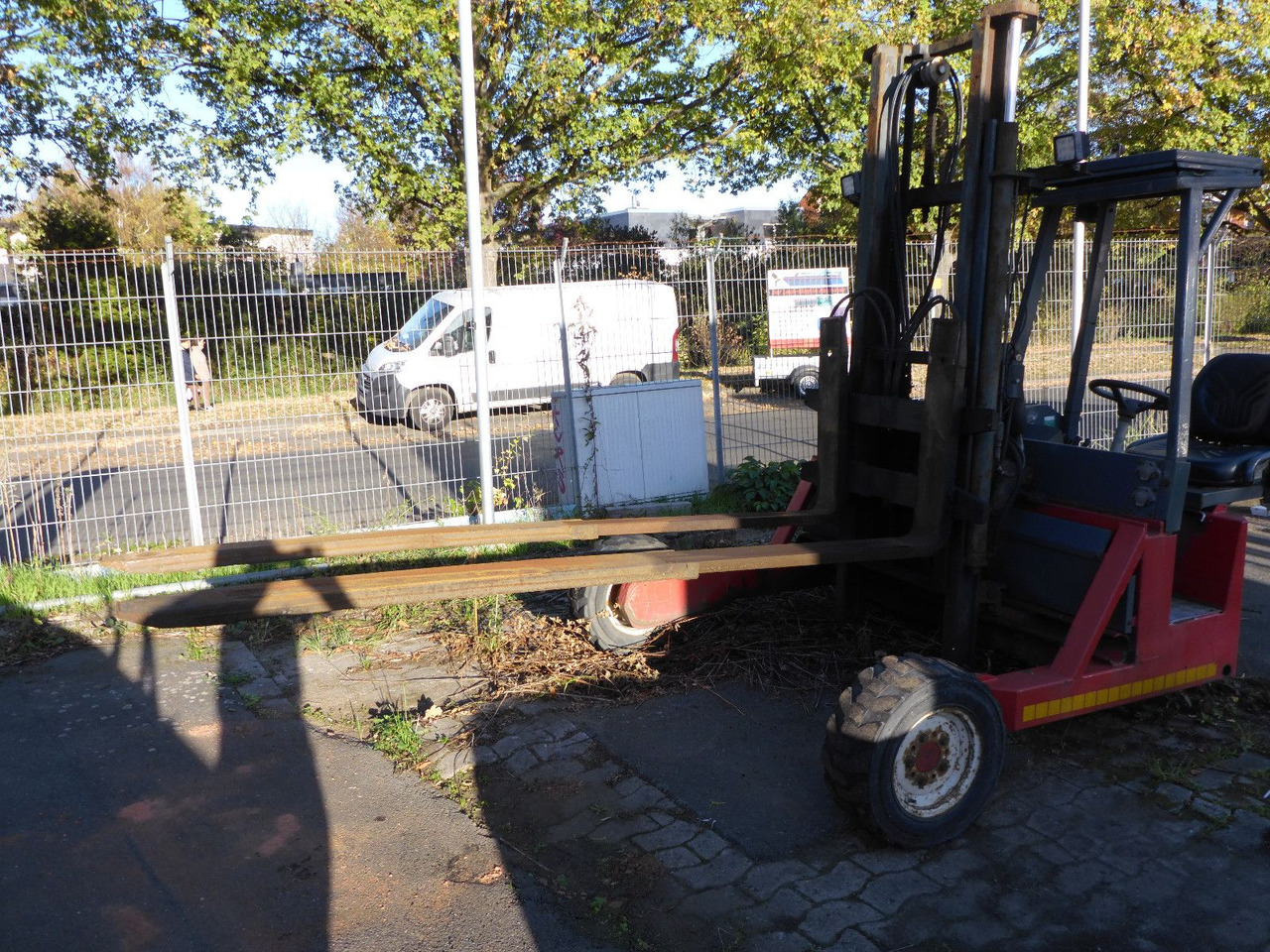 随车叉车 Moffett Hydraulischen Gabeln +Schubmast+Top Zustand：图6