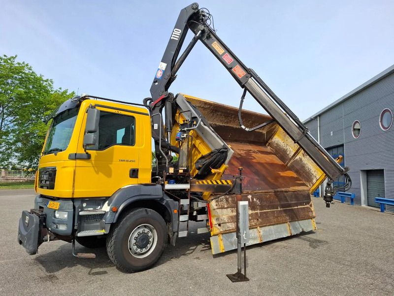 MAN TGM 18.250 / 4X4 / NL TRUCK / TUV:30-04-2026 / 118783 KM / HMF 1110 K2 / ROTATOR / GOOD TYRES / FULL-STEEL / DRUM BRAKES / MANUA - 翻斗车, 起重车:图2 MAN TGM 18.250 / 4X4 / NL TRUCK / TUV:30-04-2026 / 118783 KM / HMF 1110 K2 / ROTATOR / GOOD TYRES / FULL-STEEL / DRUM BRAKES / MANUA - 翻斗车, 起重车:图2