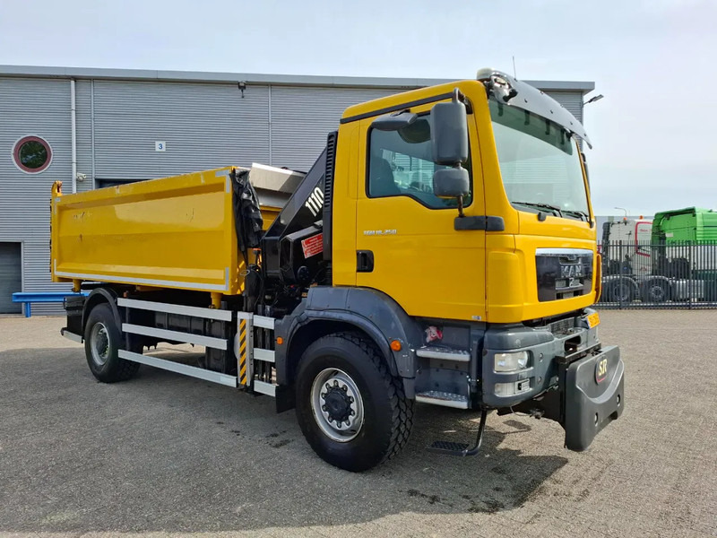 MAN TGM 18.250 / 4X4 / NL TRUCK / TUV:30-04-2026 / 118783 KM / HMF 1110 K2 / ROTATOR / GOOD TYRES / FULL-STEEL / DRUM BRAKES / MANUA - 翻斗车, 起重车:图4 MAN TGM 18.250 / 4X4 / NL TRUCK / TUV:30-04-2026 / 118783 KM / HMF 1110 K2 / ROTATOR / GOOD TYRES / FULL-STEEL / DRUM BRAKES / MANUA - 翻斗车, 起重车:图4