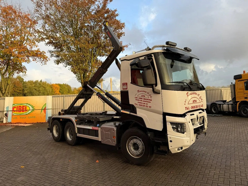 Renault C480 / ENGINE RUNNING / 6X4 / HIAB 21TON HOOKLIFT / ONLY:146334 KM / AUTOMATIC / EURO-6 / 2020 - 吊钩升降车:图3 Renault C480 / ENGINE RUNNING / 6X4 / HIAB 21TON HOOKLIFT / ONLY:146334 KM / AUTOMATIC / EURO-6 / 2020 - 吊钩升降车:图3