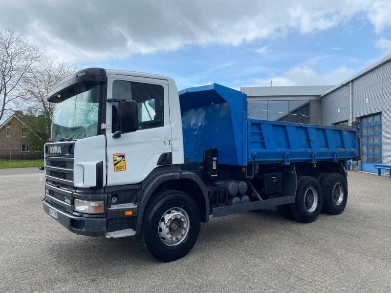 Scania 114-340 / 6X4 / 2 SIDE TIPPER / BIG AXLE / FULL-STEEL / DRUM BRAKES / MANUAL / 1999 - 翻斗车:图1 Scania 114-340 / 6X4 / 2 SIDE TIPPER / BIG AXLE / FULL-STEEL / DRUM BRAKES / MANUAL / 1999 - 翻斗车:图1