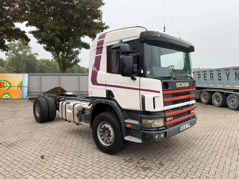 Scania 124-420 / ENGINE RUNNING / RETARDER / BIG AXLE / FULL-STEEL / ONLY: 540918 KM / OLD TACHO / AIRCO / MANUAL / EURO-3 / 2002 - 驾驶室底盘卡车:图2 Scania 124-420 / ENGINE RUNNING / RETARDER / BIG AXLE / FULL-STEEL / ONLY: 540918 KM / OLD TACHO / AIRCO / MANUAL / EURO-3 / 2002 - 驾驶室底盘卡车:图2