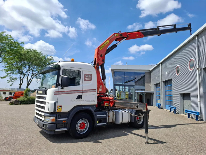 Scania 124G-420 / RETARDER / PALFINGER PK32080 / DOUBLE TANK / AIRCO / GOOD CONDITION / MANUAL / EURO-3 / 2004 - 起重车:图2 Scania 124G-420 / RETARDER / PALFINGER PK32080 / DOUBLE TANK / AIRCO / GOOD CONDITION / MANUAL / EURO-3 / 2004 - 起重车:图2