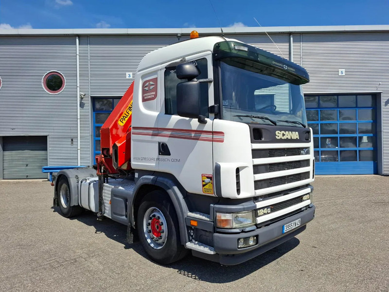 Scania 124G-420 / RETARDER / PALFINGER PK32080 / DOUBLE TANK / AIRCO / GOOD CONDITION / MANUAL / EURO-3 / 2004 - 起重车:图4 Scania 124G-420 / RETARDER / PALFINGER PK32080 / DOUBLE TANK / AIRCO / GOOD CONDITION / MANUAL / EURO-3 / 2004 - 起重车:图4