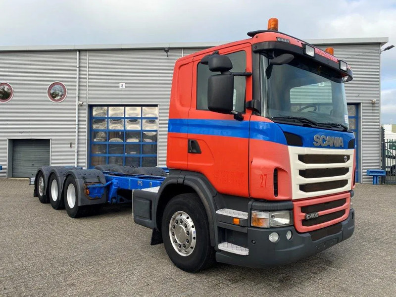 Scania G400 / 8X4 / 9TON FRONT AXLE / PTO / LIFT+LENKACHSE / ALCOA'S / AIRCO / MANUAL / EURO-5 / 2011 - 驾驶室底盘卡车:图2 Scania G400 / 8X4 / 9TON FRONT AXLE / PTO / LIFT+LENKACHSE / ALCOA'S / AIRCO / MANUAL / EURO-5 / 2011 - 驾驶室底盘卡车:图2