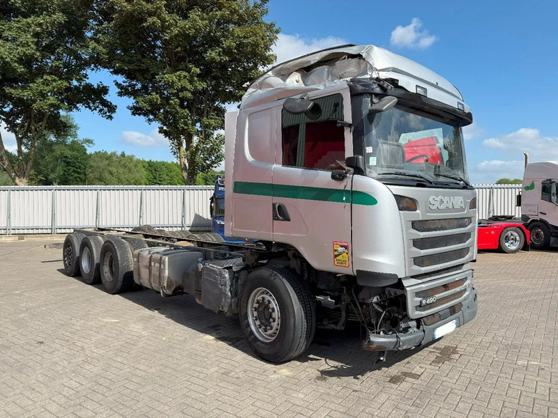 Scania R490 / 8X4 / ENGINE RUNNING / RETARDER / 9 TON FRONT AXLE / LIFT+LENKACHSE / AUTOMATIC / EURO-6 / 2017 - 驾驶室底盘卡车:图2 Scania R490 / 8X4 / ENGINE RUNNING / RETARDER / 9 TON FRONT AXLE / LIFT+LENKACHSE / AUTOMATIC / EURO-6 / 2017 - 驾驶室底盘卡车:图2
