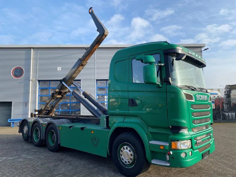 Scania R520 V8 / 8X4 / BIG AXLE / AJK HOOKLIFT 30TON / LIFT+LENKACHSE / NAVI / LEATHER / FULL-AIR / AUTOMATIC / EURO-6 / 2015 - 吊钩升降车:图2 Scania R520 V8 / 8X4 / BIG AXLE / AJK HOOKLIFT 30TON / LIFT+LENKACHSE / NAVI / LEATHER / FULL-AIR / AUTOMATIC / EURO-6 / 2015 - 吊钩升降车:图2