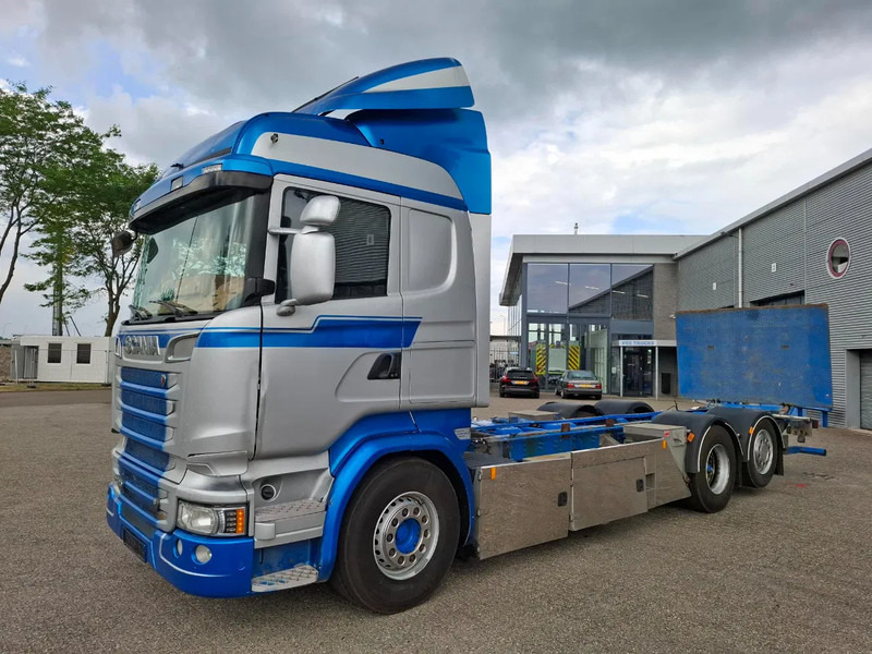 Scania R580 V8 / RETARDER / LIFT+LENKACHSE / FULL-AIR / PLATFORM 2000 KG / LEATHER / AIRCO / AUTOMATIC / EURO-6 / 2014 - 驾驶室底盘卡车:图1 Scania R580 V8 / RETARDER / LIFT+LENKACHSE / FULL-AIR / PLATFORM 2000 KG / LEATHER / AIRCO / AUTOMATIC / EURO-6 / 2014 - 驾驶室底盘卡车:图1