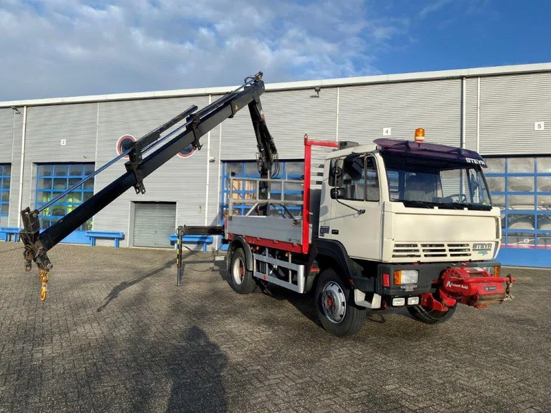 Steyr LÄRMARM 12S23 / 4X4 / CRANE HIAB 092 / WINCH / ONLY: 117406KM / TOP CONDITION / BIG AXLE / FULL STEEL+DRUM BRAKES / MANUAL / EUR - 起重车:图3 Steyr LÄRMARM 12S23 / 4X4 / CRANE HIAB 092 / WINCH / ONLY: 117406KM / TOP CONDITION / BIG AXLE / FULL STEEL+DRUM BRAKES / MANUAL / EUR - 起重车:图3