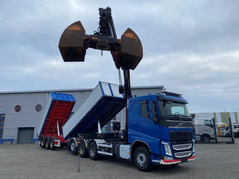 Volvo FH4-500 / HMF 3220K-RC / REMOTE / ROTATOR / 3SIDE TIPPER / DYNAMIC STEERING / ONLY:302623 KM / AUTOMATIC / EURO-6 / 2017 - 起重车:图3 Volvo FH4-500 / HMF 3220K-RC / REMOTE / ROTATOR / 3SIDE TIPPER / DYNAMIC STEERING / ONLY:302623 KM / AUTOMATIC / EURO-6 / 2017 - 起重车:图3