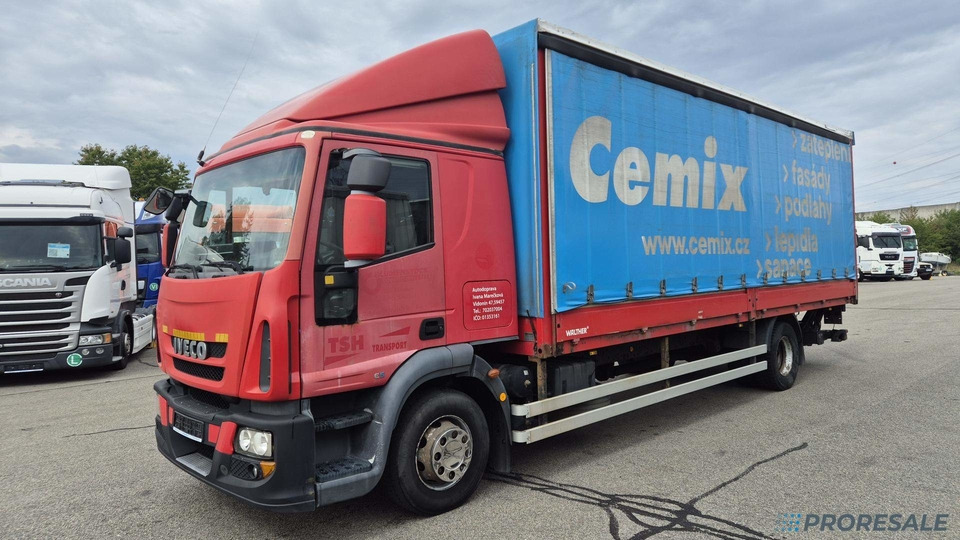 IVECO EUROCARGO ML 140E28 EURO 5 - valník s plachtou + hydraulické čelo 1,5 t - 侧帘卡车:图2 IVECO EUROCARGO ML 140E28 EURO 5 - valník s plachtou + hydraulické čelo 1,5 t - 侧帘卡车:图2