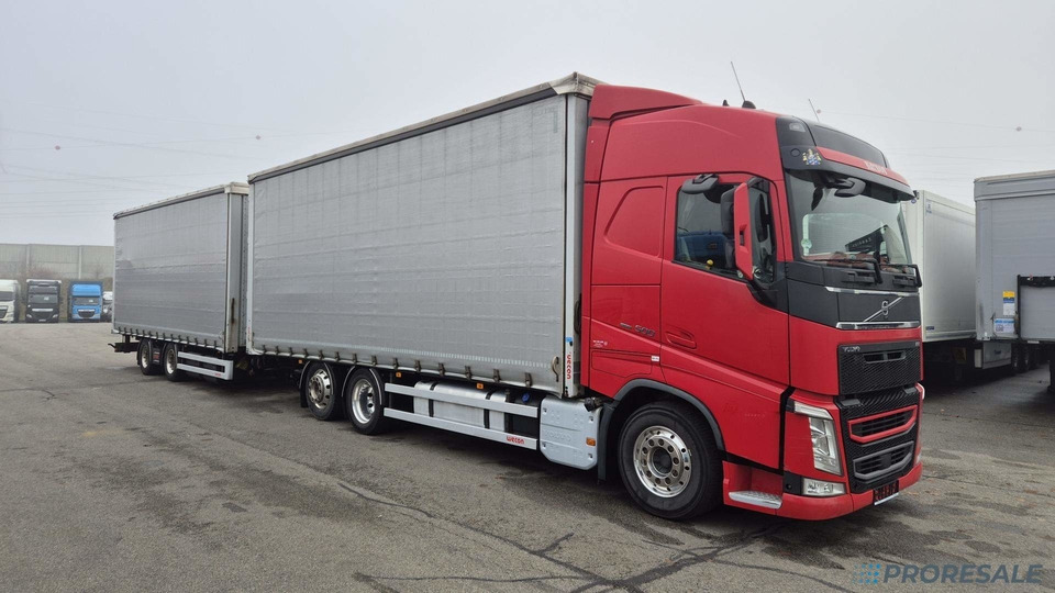 VOLVO FH 500 GLOBE XL EURO 6 - velkoobjemová souprava - prodejné jen s přívěsem WECON P0481W - cena je za celou soupravu - 侧帘卡车:图1 VOLVO FH 500 GLOBE XL EURO 6 - velkoobjemová souprava - prodejné jen s přívěsem WECON P0481W - cena je za celou soupravu - 侧帘卡车:图1