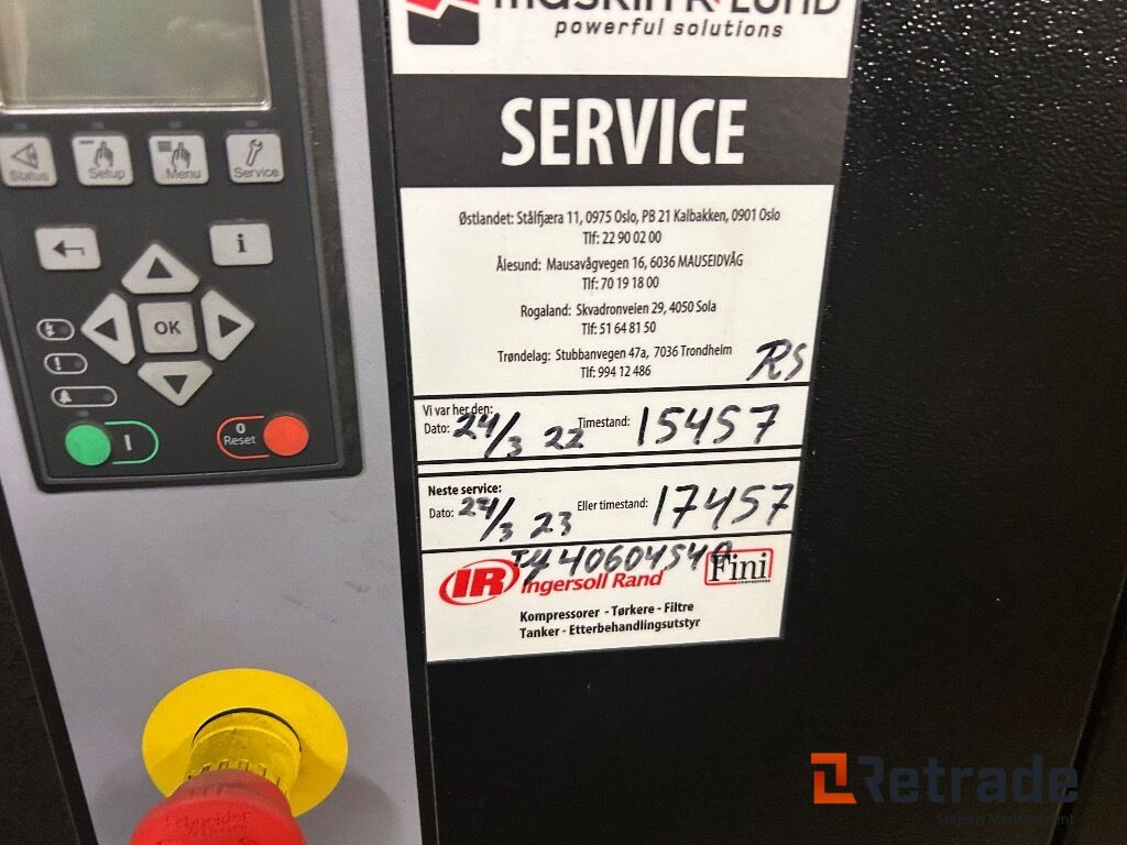 2015 Luft kompressor IR Ingersoll Rand IRN18K-CC-HV og 2012 Luftørker D24 0IN-A - 工业设备:图5 2015 Luft kompressor IR Ingersoll Rand IRN18K-CC-HV og 2012 Luftørker D24 0IN-A - 工业设备:图5