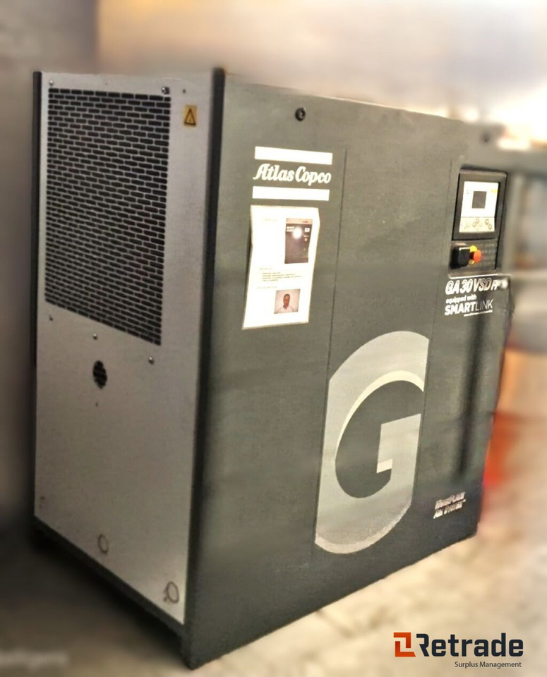 Atlas Copco GA 30 VSD FF SKRUEKOMPRESSOR - 工业设备:图1 Atlas Copco GA 30 VSD FF SKRUEKOMPRESSOR - 工业设备:图1