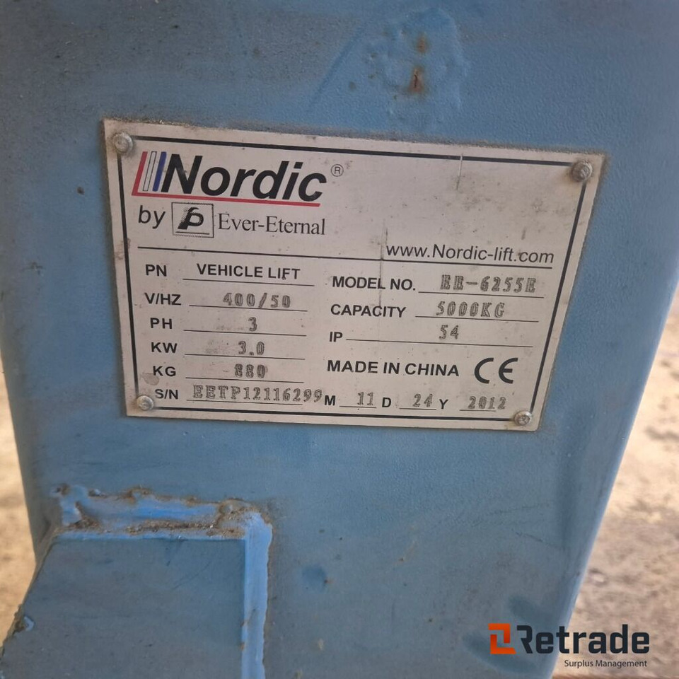 NORDIC 5tonn hydraulisk løftebukk - 车间设备:图2 NORDIC 5tonn hydraulisk løftebukk - 车间设备:图2