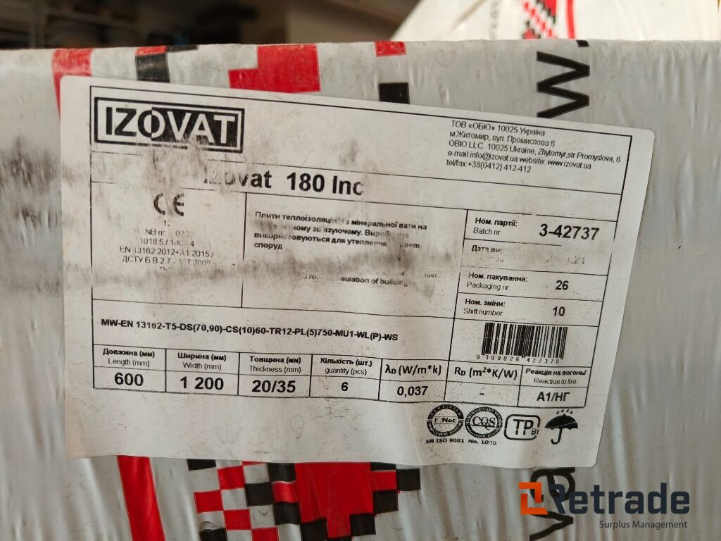 Technonicol Takisolasjon, sirka 120m2 - 工具/ 设备:图2 Technonicol Takisolasjon, sirka 120m2 - 工具/ 设备:图2