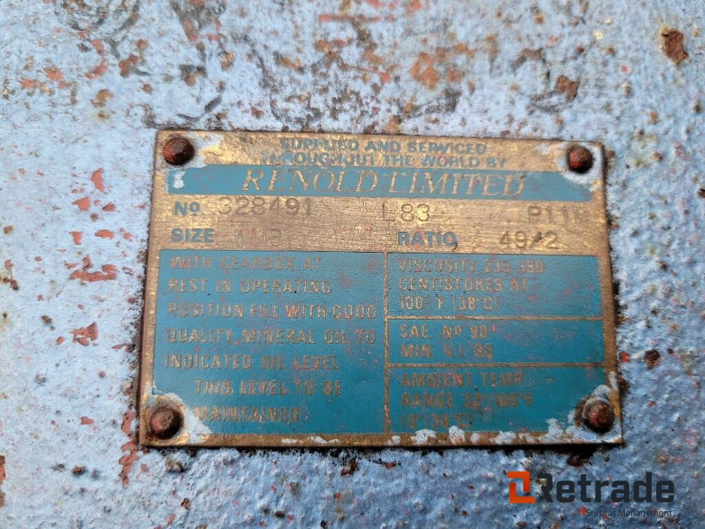 Vinkelväxel Renold Limited - 变速箱 适用于 建筑机械:图4 Vinkelväxel Renold Limited - 变速箱 适用于 建筑机械:图4