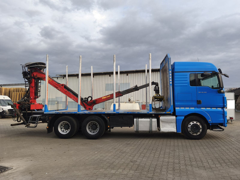 MAN TGX 26.500 Holz-LKW Euro6 6x4 Holztransporter m Palfinger (16) - 木材运输车, 起重车:图4 MAN TGX 26.500 Holz-LKW Euro6 6x4 Holztransporter m Palfinger (16) - 木材运输车, 起重车:图4