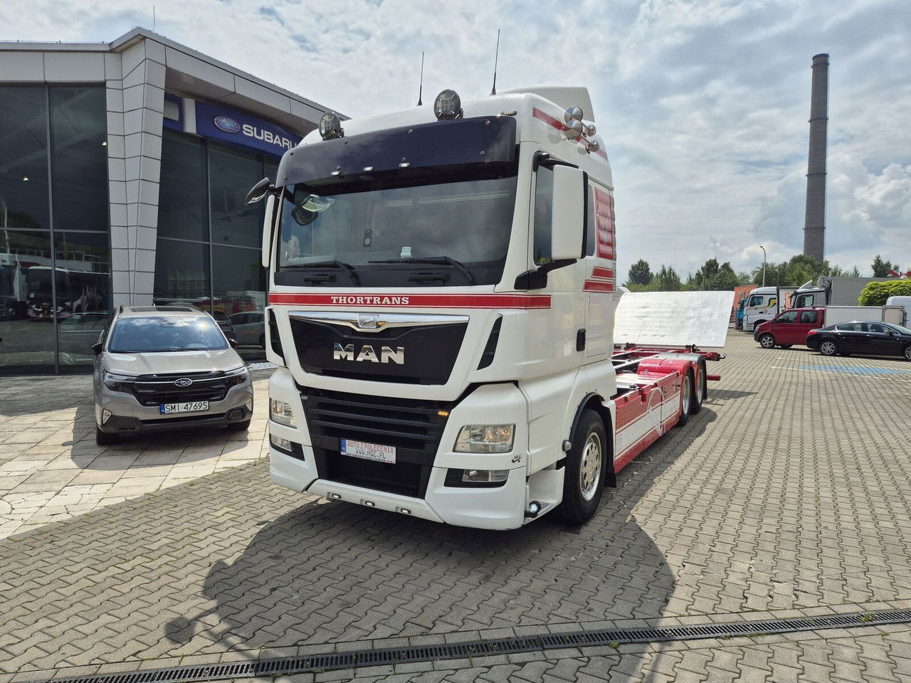 MAN TGX 28 28.420 , 6x2-2 LL + Trailer HFR KM 20 - 集装箱运输车/ 可拆卸车身的卡车:图5 MAN TGX 28 28.420 , 6x2-2 LL + Trailer HFR KM 20 - 集装箱运输车/ 可拆卸车身的卡车:图5