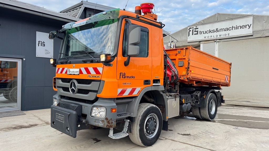 Mercedes-Benz Actros 1832 AK tipper 4x4 - crane Fassi 9.2M - remote control  租赁 Mercedes-Benz Actros 1832 AK tipper 4x4 - crane Fassi 9.2M - remote control：图14
