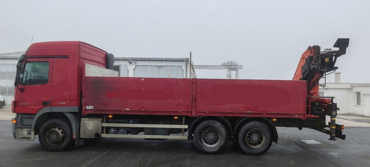 Mercedes-Benz Actros 2644L 6X4 stake body - Palfinger crane PK18500 - 栏板式/ 平板卡车:图2 Mercedes-Benz Actros 2644L 6X4 stake body - Palfinger crane PK18500 - 栏板式/ 平板卡车:图2