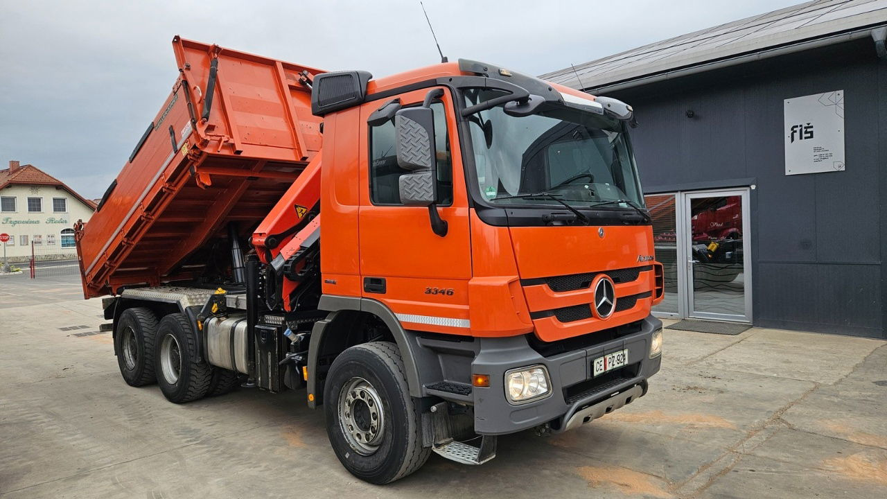 Mercedes-Benz Actros 3346 K palfinger PK 18002 - bordmatic - meiller tipper - EPS 3 pedals - 翻斗车:图4 Mercedes-Benz Actros 3346 K palfinger PK 18002 - bordmatic - meiller tipper - EPS 3 pedals - 翻斗车:图4
