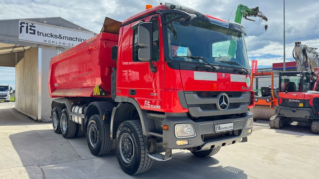 Mercedes-Benz Actros 4141 K 8x6 meiller mulda tipper - air condition - 翻斗车:图3 Mercedes-Benz Actros 4141 K 8x6 meiller mulda tipper - air condition - 翻斗车:图3