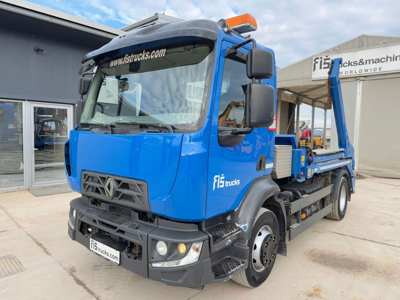 Renault 16.280 4X2 meiller absetz tipper - 集装箱运输车/ 可拆卸车身的卡车:图1 Renault 16.280 4X2 meiller absetz tipper - 集装箱运输车/ 可拆卸车身的卡车:图1