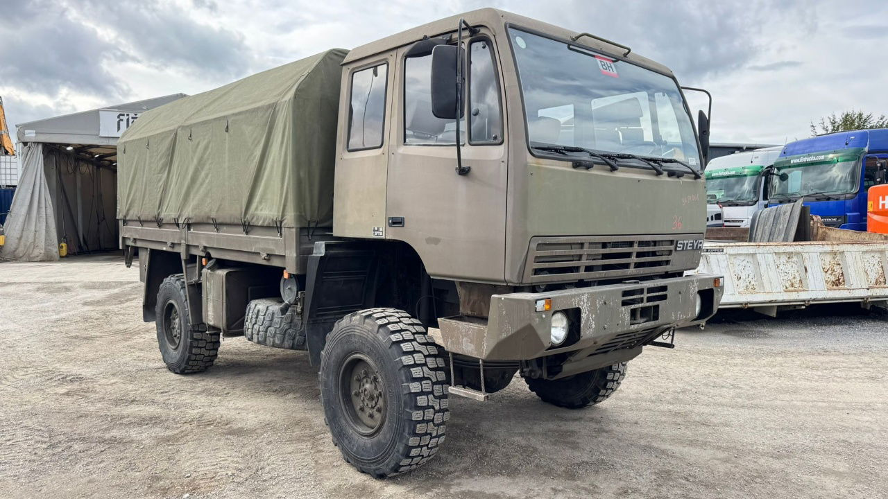 Steyr 12M18 4X4 stake body -  truck - 侧帘卡车:图3 Steyr 12M18 4X4 stake body -  truck - 侧帘卡车:图3