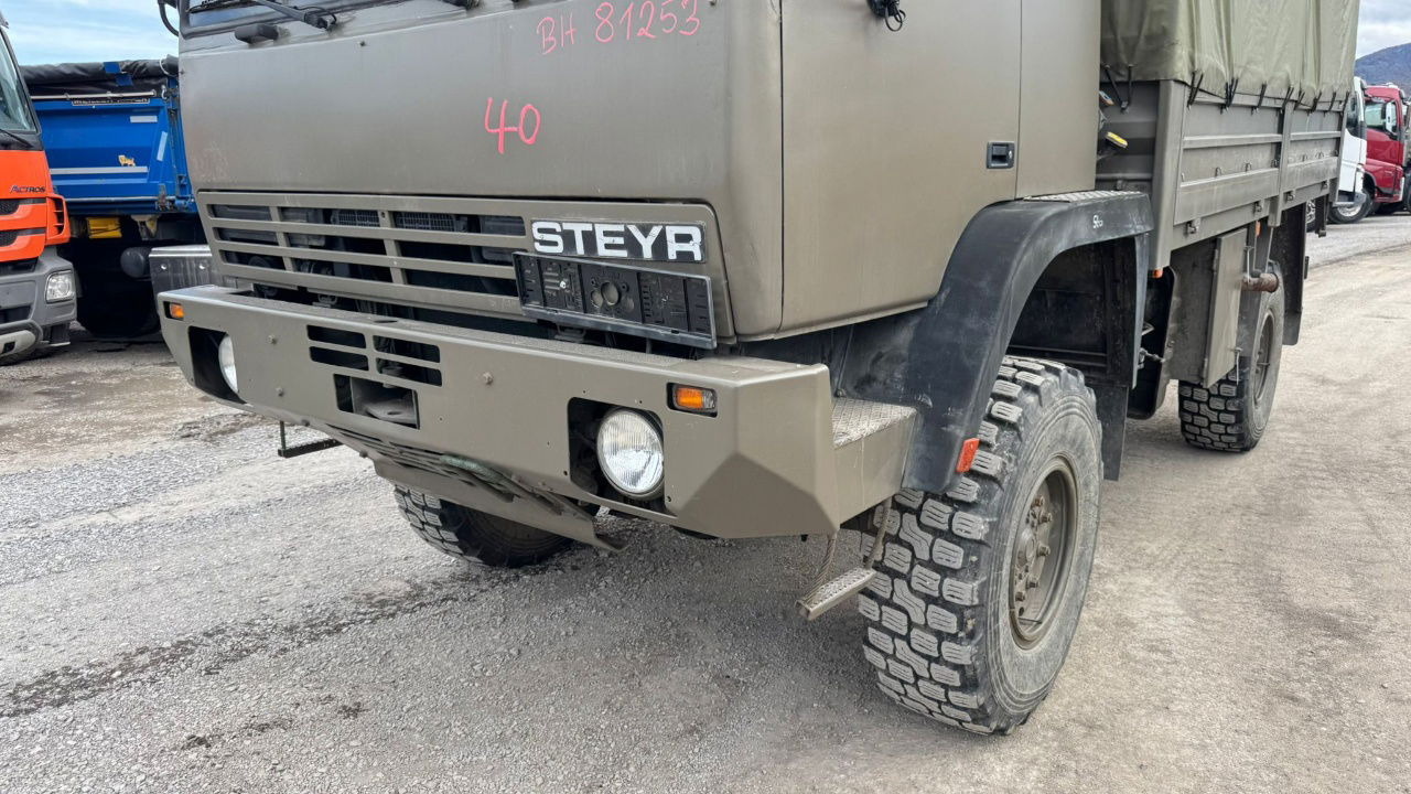 Steyr 12M18 4X4 stake body -  truck - 侧帘卡车:图2 Steyr 12M18 4X4 stake body -  truck - 侧帘卡车:图2