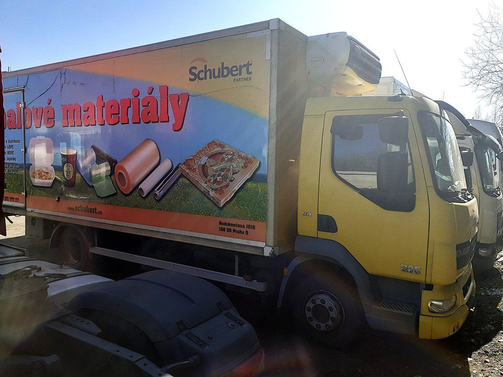 DAF LF45.210 mit Carrier Motorschaden engineproblem - 冷藏车:图1 DAF LF45.210 mit Carrier Motorschaden engineproblem - 冷藏车:图1