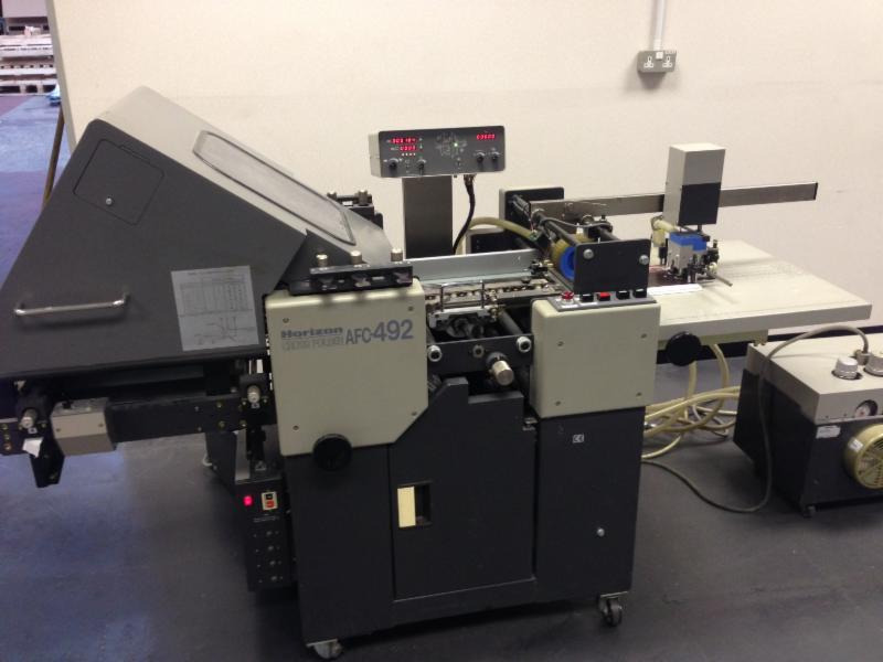 Horizon AFC-492sc 2 buckle plate folders with sword folding unit, perforating and creasing - 折页机:图1 Horizon AFC-492sc 2 buckle plate folders with sword folding unit, perforating and creasing - 折页机:图1