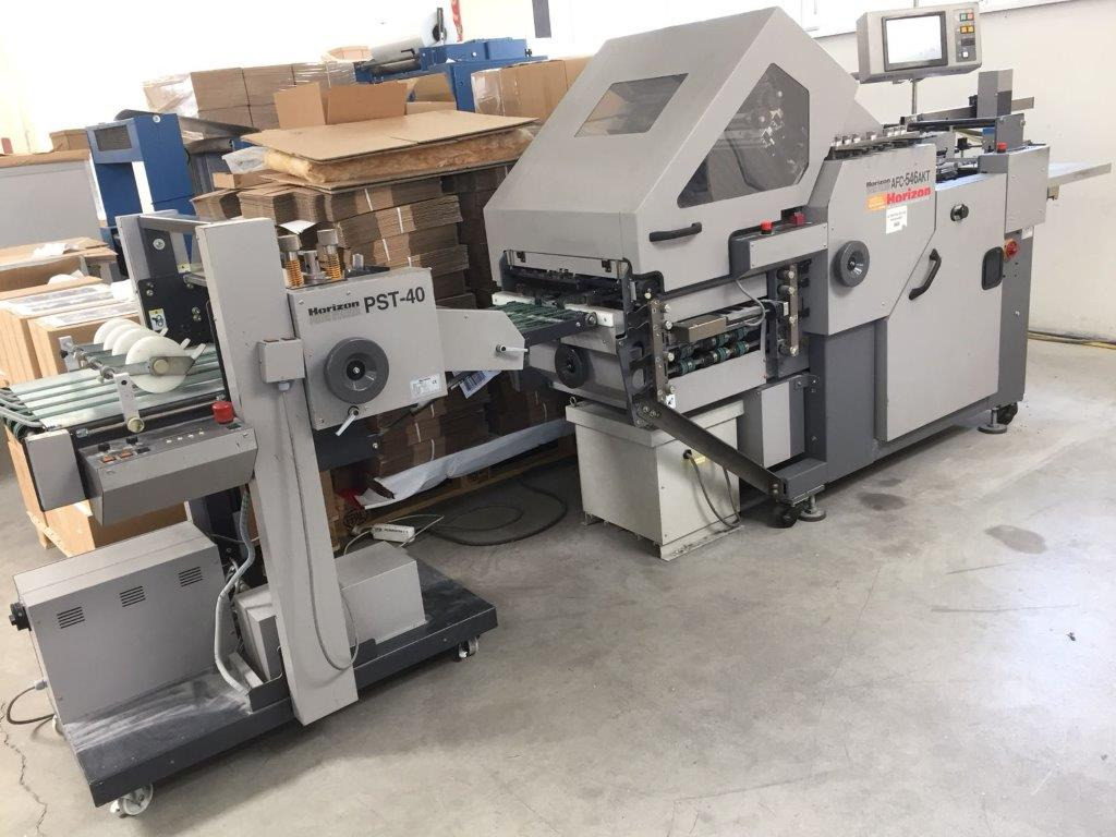 Horizon AFC-546 AKT semi-automatic adjustable combination folder with shingle press delivery Horizon PST-40 - 折页机:图1 Horizon AFC-546 AKT semi-automatic adjustable combination folder with shingle press delivery Horizon PST-40 - 折页机:图1