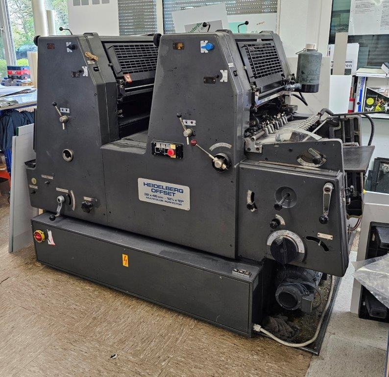 Two colour with perfector Heidelberg GTOZP 46 Minus VERSION and Crestline Dampening - 胶印机:图2 Two colour with perfector Heidelberg GTOZP 46 Minus VERSION and Crestline Dampening - 胶印机:图2